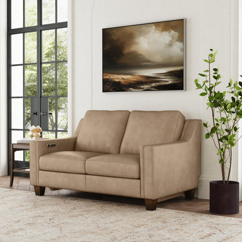 Finnegan Power Inclining Loveseat, Cream