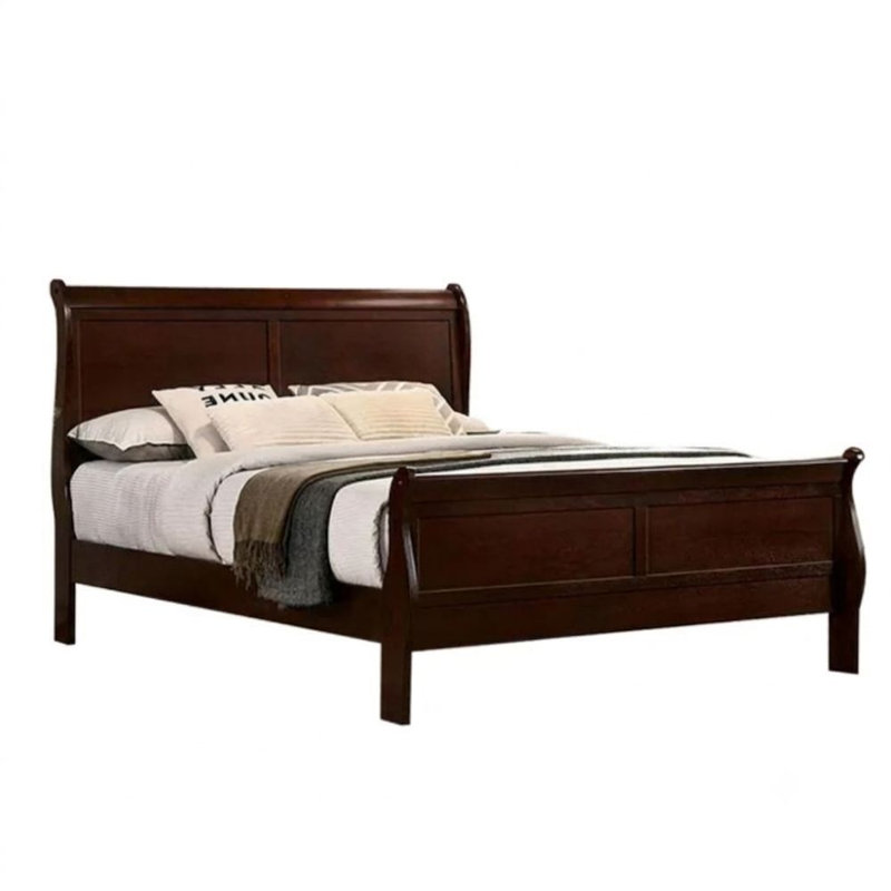Allard Wood Bed, Twin, Cherry