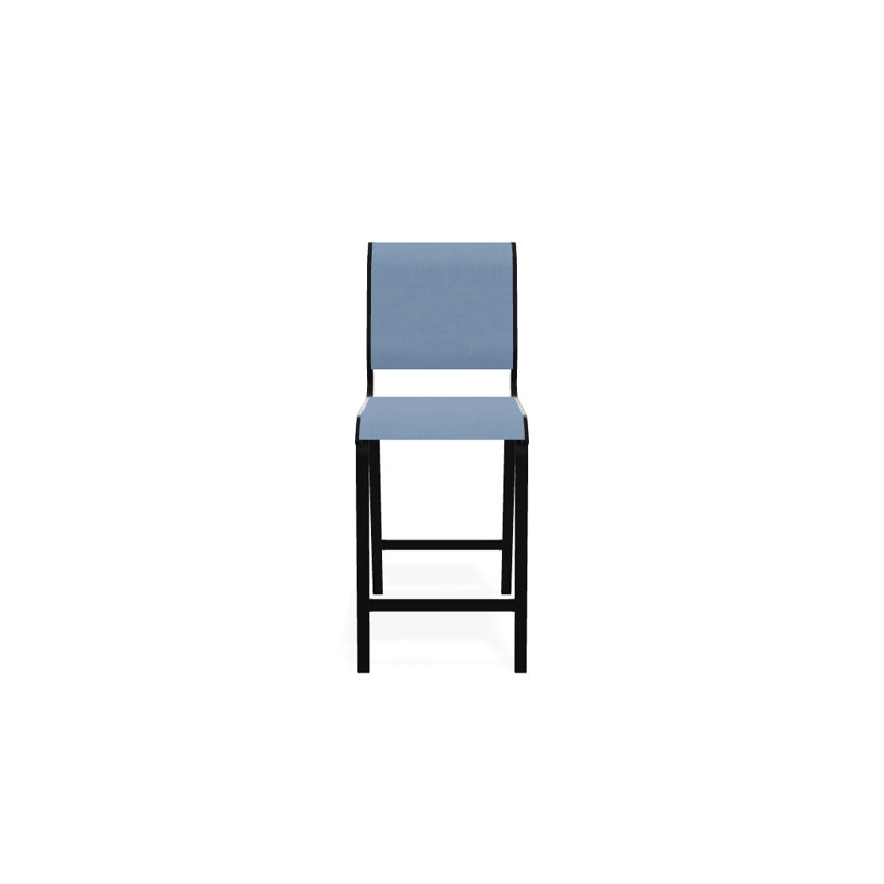 Tabouret de bar 26 po Holna, Noir texturé, Ciel 42D