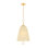 Mitzi  wide 1 light pendant in aged brass Christine