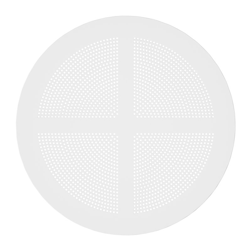 31.5" Outdoor Round Dining Table, White