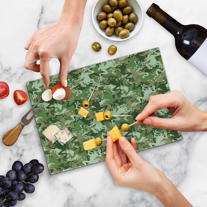 Planche à découper en verre trempé Ambesonne