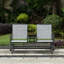 Banc en métal pour l'extérieur