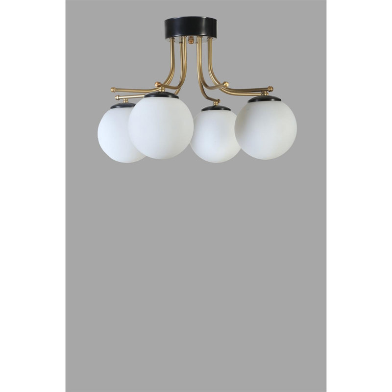 Chandle Chandelier, White/Black