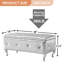Banc de rangement rembourré Juilianna-1033625159