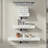  Vintage White Ornate 3-Piece Floating Wall Shelf Set