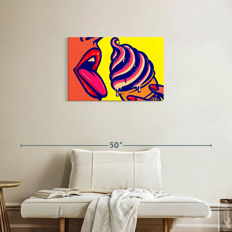 Yarlin Comic Ice Cream, 20" H x 30" W