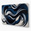 Biomorphic Abstraction 32, art mural gris en métal