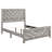 Contemporary Bedroom Queen Bed In Rustic Gray, Engineered Wood Construction Gray Finish Size Bed, With Headboard, And Rails, Decor-11863269-11863294