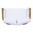 Outdoor Acacia Wood Loveseat And Coffee Table Set With Cushions