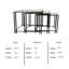 Ensemble de 3 tables gigognes Buckley