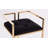 Aurelian Upholstered Counter Stool with Metal Frame-1873747744