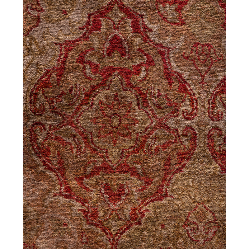 Overdyed Hand-Knotted Wool Modern-Contemporary Gray Area Rug 2' 8" x 4' 8"