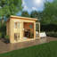 Mercia 10ft x 10ft Studio Pent Log Cabin (44mm)