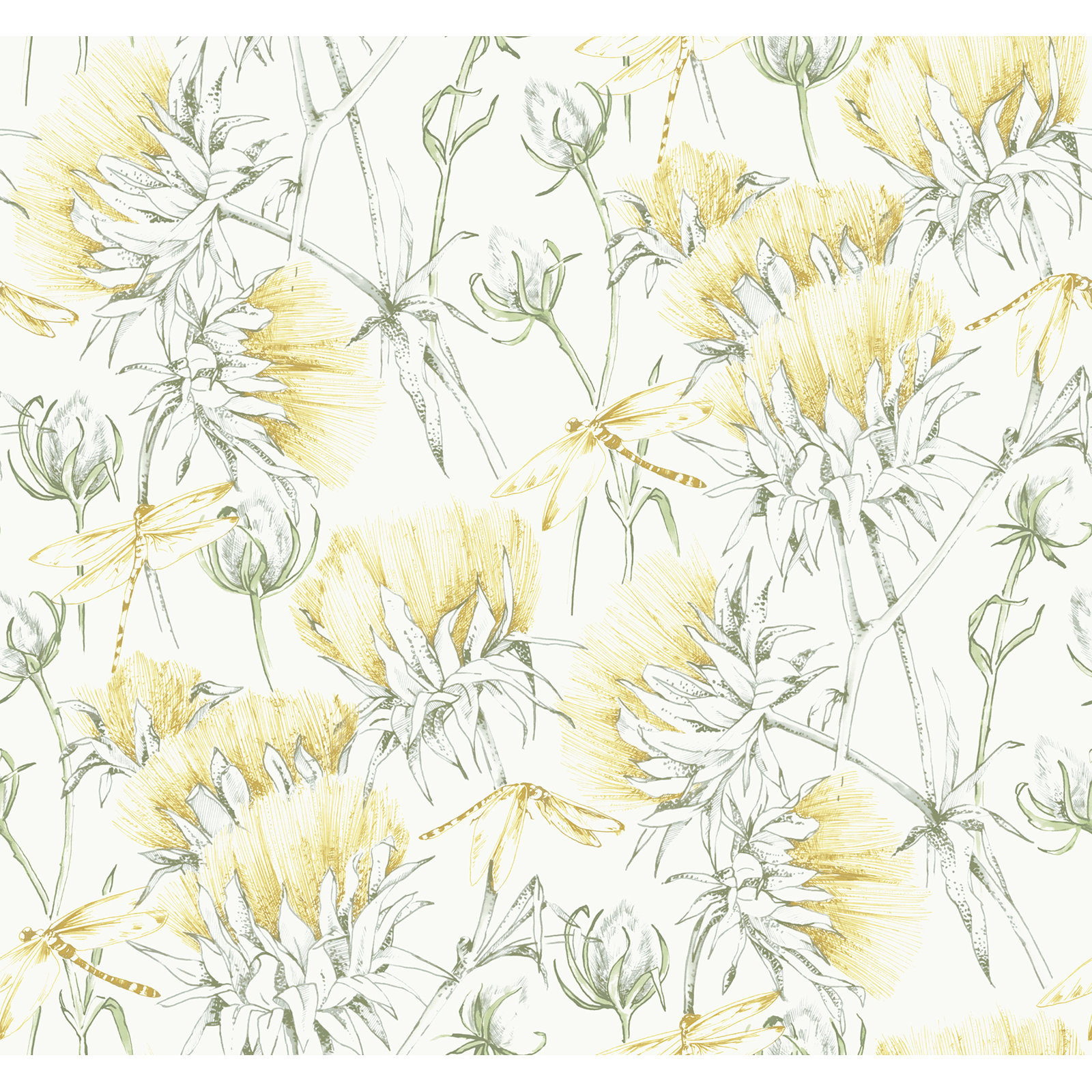 Animal Print Wallpaper, Gold