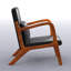 Fauteuil d'appoint Mid-Century