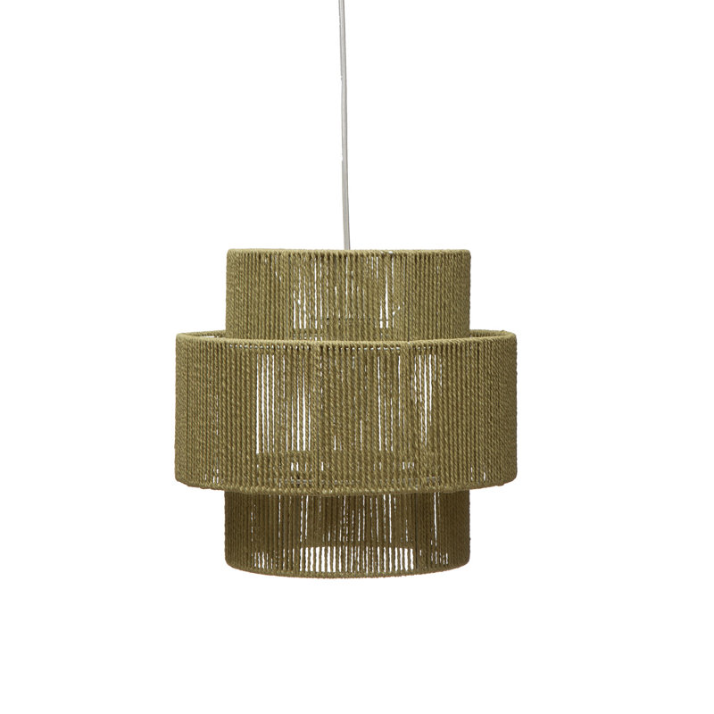 Dazile 1 - Light Sage Shaded Pendant