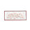 Christmas Wonderland Red Rim Rectangle Serving Tray