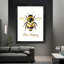 "Black Bee", art mural rétro, impression encadrée de style rétro-2068932502