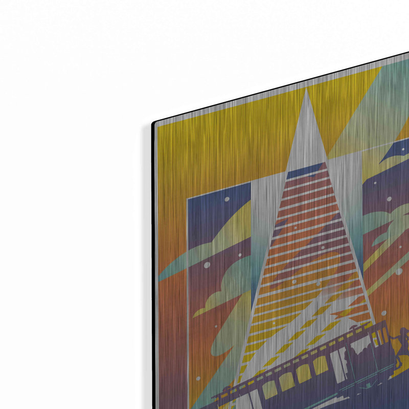 "San Francisco" par David Chestnutt, H 16 po x l 12 po