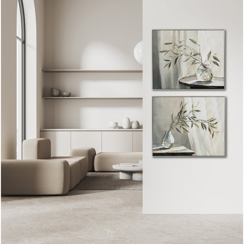 «Verdant Stillness I», art mural sur toile