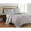Ensemble de courtepointe réversible en coton toutes saisons 3 pièces Cedar Court Ravenna-1223983055