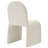 Junia Boucle Upholstered Arch Armless Dining Chair-109758086