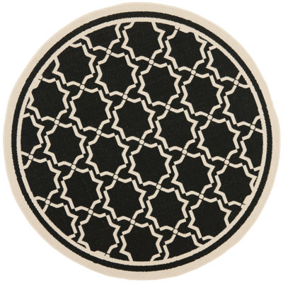 Tapis d'intérieur / extérieur à motif géométrique Dirks Performance