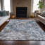 Tapis bleu intérieur / extérieur lavable à la machine Xhevrie-111819403