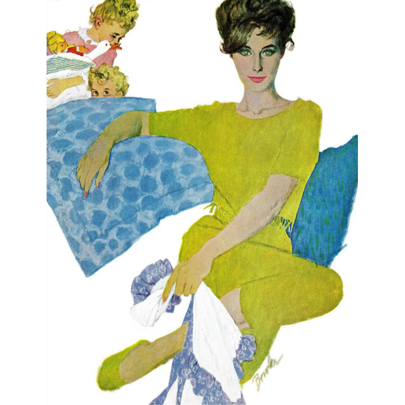 The Girl Who Pretended 39" x 30" Canvas Art Print