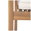 Ensemble de chaises de patio en bois d'acacia massif l 24 po x P 23,5 po x H 32,5 po Christopher Knight Home
