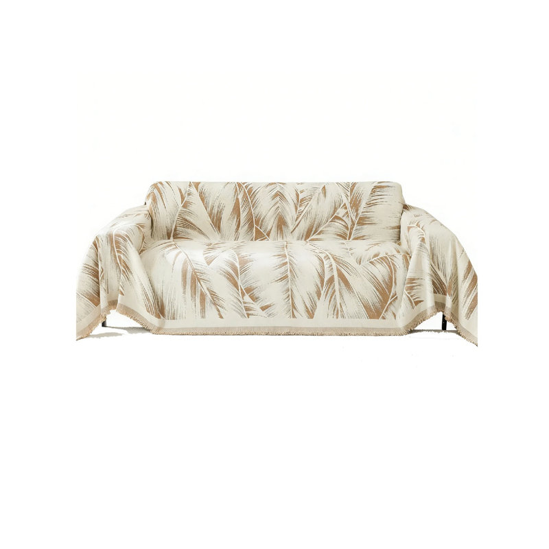 Chenille Box Cushion Sofa Slipcover