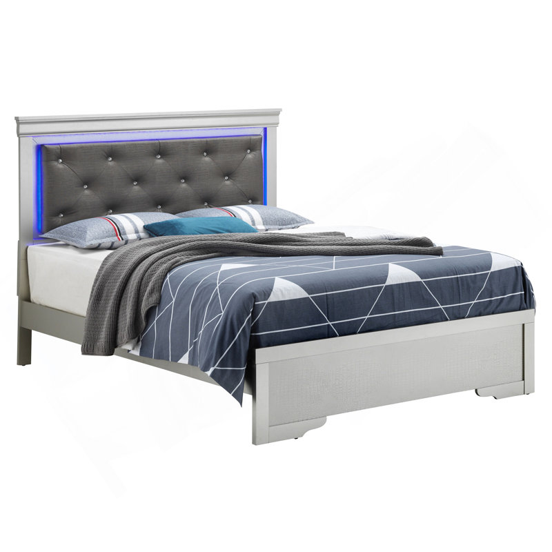 Grand lit, champagne argenté, Argent argent, Grand lit