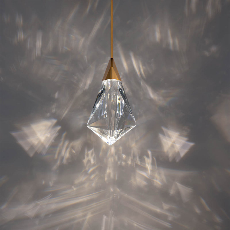Fazzoletto 1 - Light Pendant, Aged Brass