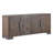  Vintage 74‘’W Solid Wood Sideboard with Hammered Iron Handles