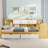 L-Shape Daybed With Functional Storage For Twin - Natural + White Abundant Solutions Twin,
