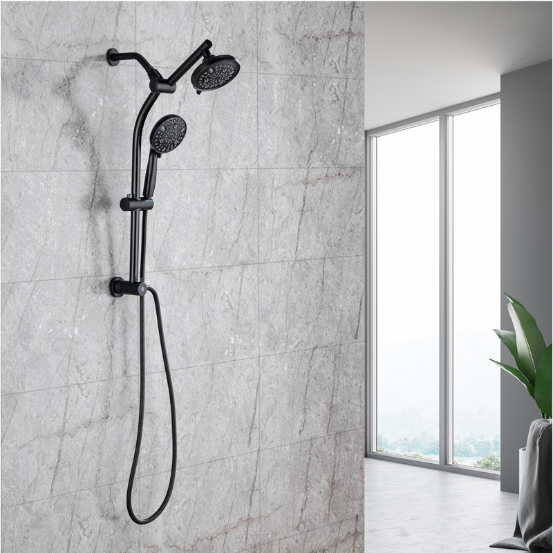 Complete Shower System, Matte Black