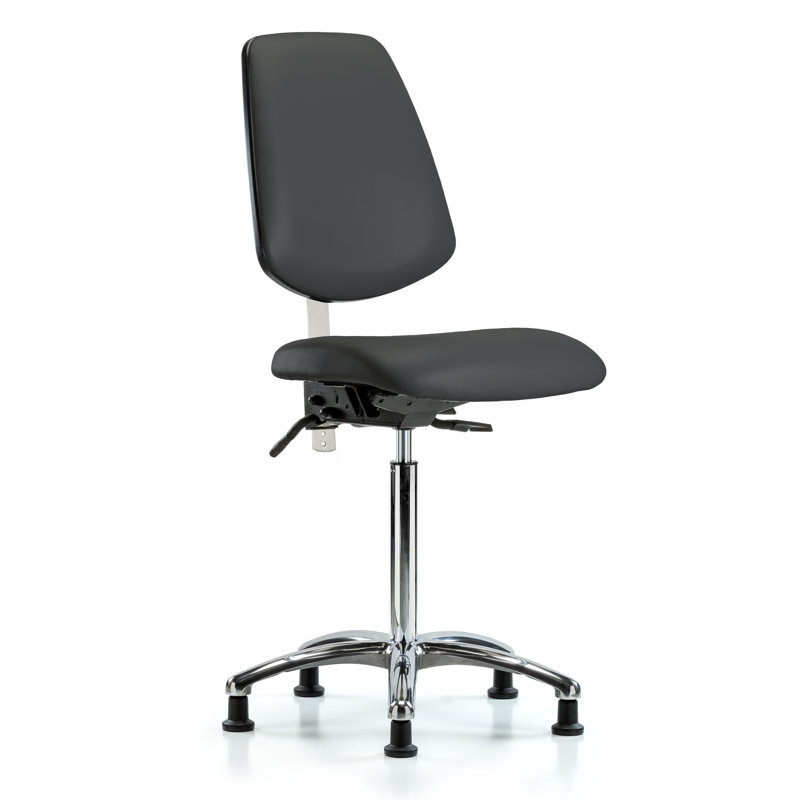 Chaise de travail Isabell, Anthracite, Patins, Non inclus