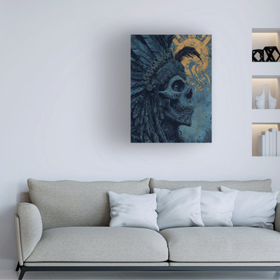 Bolog R3darch0n Aztec King Canvas Art