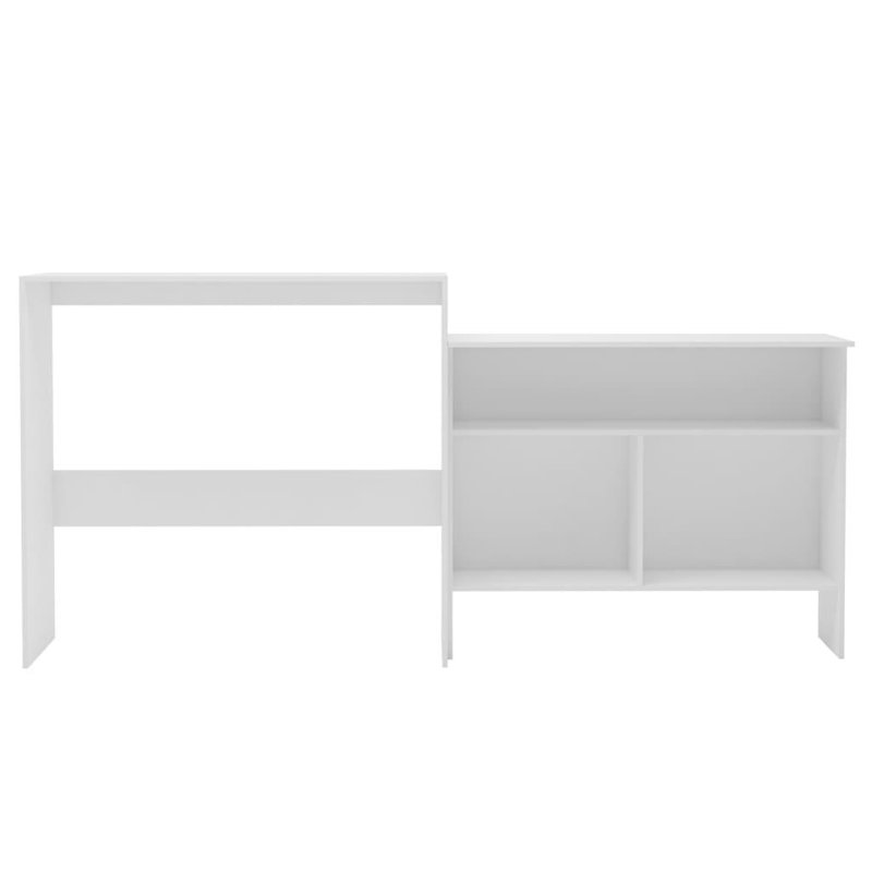 Connemara Dining Table, White, White