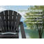 Chaise Adirondack pliante, chaises Adirondack en plastique texturé en bois avec porte-gobelet, chaise de foyer d'extérieur en PEHD résistant aux intempéries, chaises de patio pour le jardin, la cour, la terrasse, 380 lb-1242220429