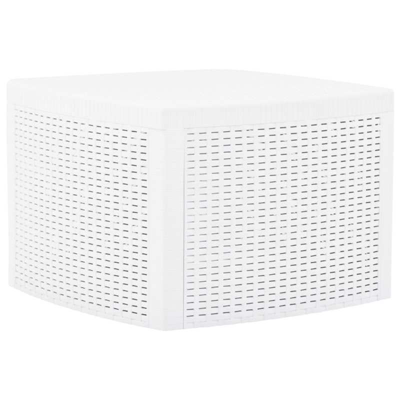 Sorcha Square Outdoor Side Table , 54cm cm W 54cm cm D, White