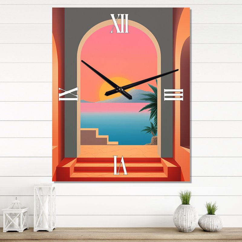 Healdsburg - Landscapes Wall Clock Oversized, Medium
