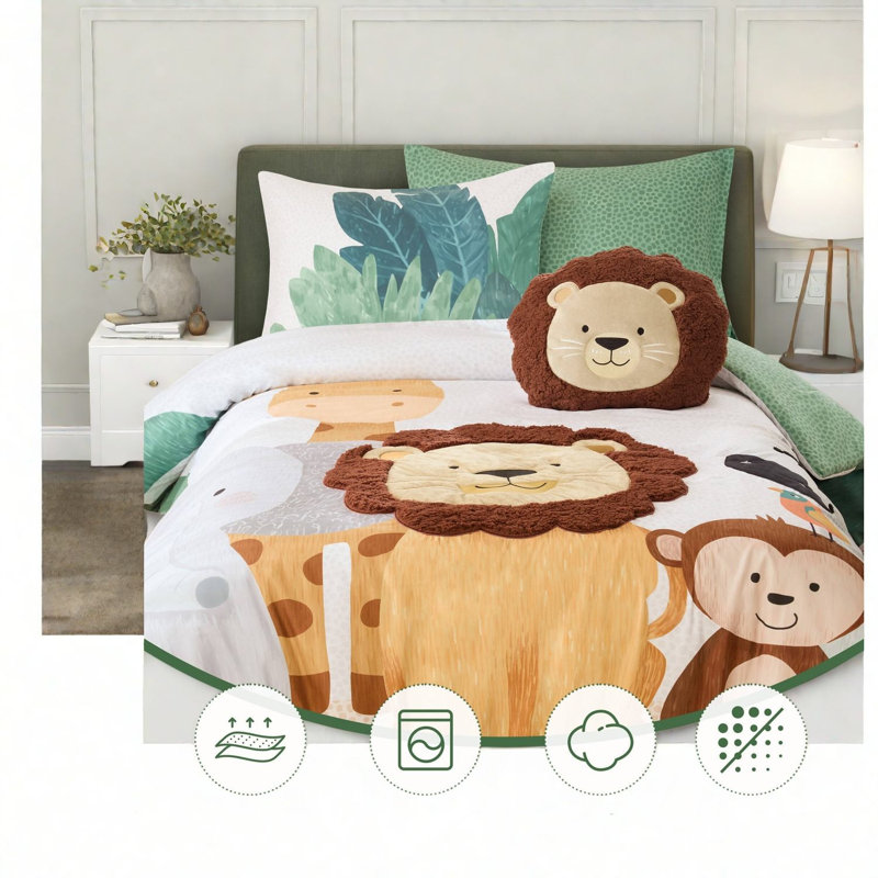 Animal Print Comforter Set