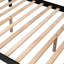 Lit superposé double dans la chambre à coucher, escalier à quatre marches, rangement, barrière de sécurité, lit à pieds en pin avec escalier, espace de rangement, boîte à ressorts non requise-130449340