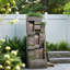 Lighted Weather-Resistant Outdoor Floor Fountain
