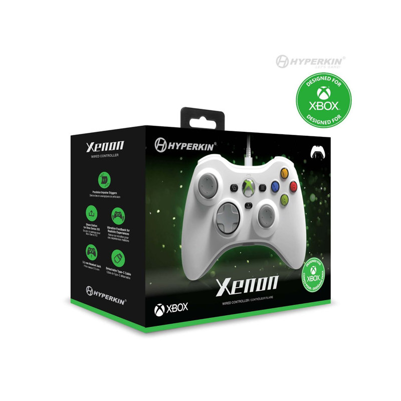 Xenon White Xbox Series X/S Wired Controller