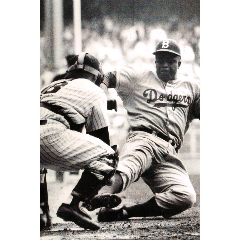 Jackie Robinson, maison de vol, 1955 IMA-K370, H 24 po x l 16 po