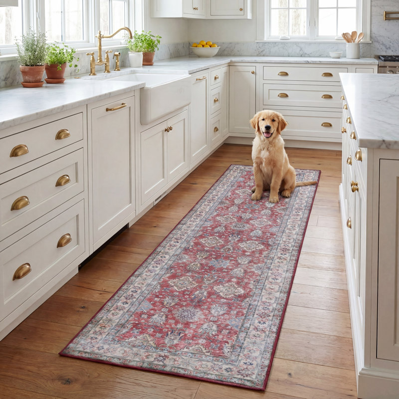 Tucson Performance Machine Washable Oriental Rug, Runner 2'6" x 8'