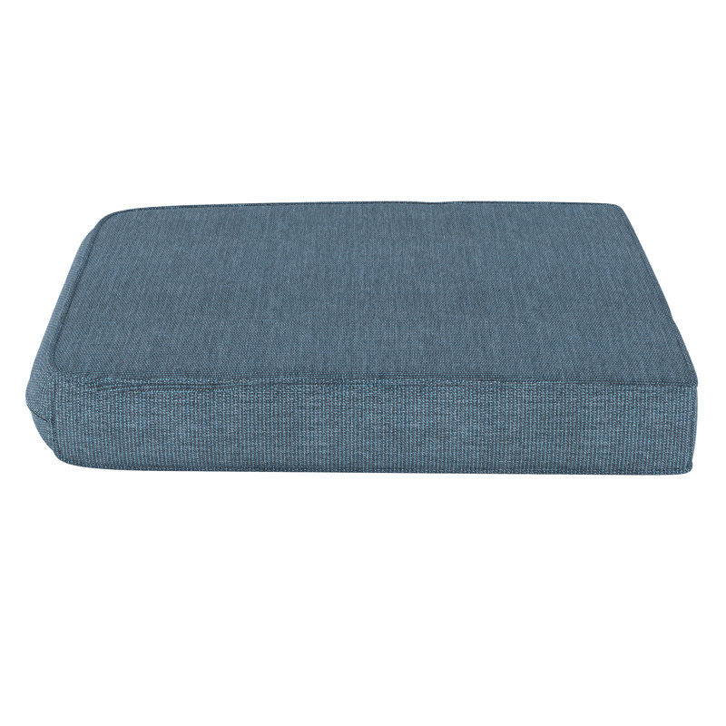 Outdoor Sunbrella® Seat Cushion, Spectrum Denim Sunbrella®, 17" W x 17" D